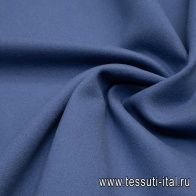 Пальтовая велюр дабл (о) светло-синяя - итальянские ткани Тессутидея арт. 09-1579