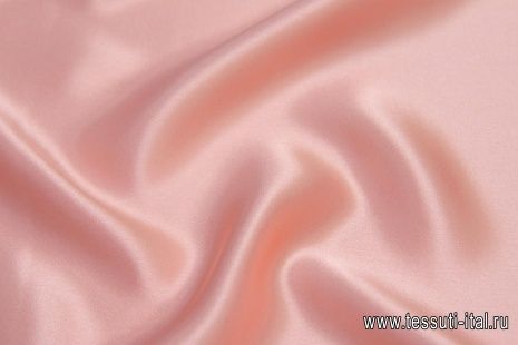 Шелк атлас (о) розовый - итальянские ткани Тессутидея арт. 10-1883
