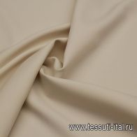 Костюмная продублированная (о) бело-бежевая - итальянские ткани Тессутидея арт. 05-4489