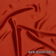 Шелк атлас 90 г/м (о) красный  - итальянские ткани Тессутидея арт. 10-3157