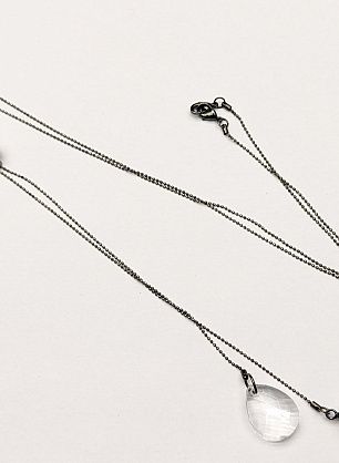 Подвеска металл никель на цепочке со стеклянными камнями 60см - в интернет-магазине тканей Тессутидея арт. F-6170