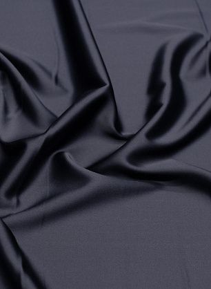 Шелк атлас стрейч (о) темно-синий - в интернет-магазине тканей Тессутидея арт. 10-3323