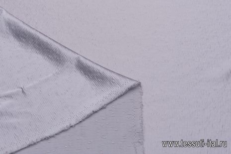 Шелк атлас фактурная полоска (о) серый - итальянские ткани Тессутидея арт. 10-2959
