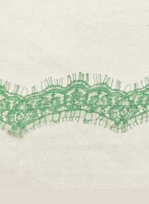 Кружево зеленое ш-4,5см - в интернет-магазине тканей Тессутидея арт. 03-7341