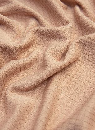 Трикотаж фактурный (о) светло-пыльный - в интернет-магазине тканей Тессутидея арт. 13-1432