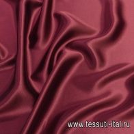 Шелк атлас (о) винный - итальянские ткани Тессутидея арт. 10-2525