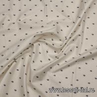 Сорочечная (н) синие пейсли на белом - итальянские ткани Тессутидея арт. 01-7378