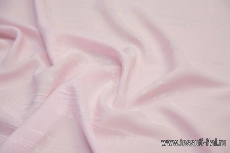 Шелк матлассе купон (0,75м) (о) светло-розовый в стиле Armani - итальянские ткани Тессутидея арт. 10-1521
