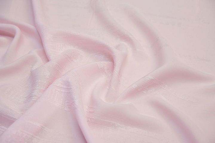 Шелк матлассе купон (0,75м) (о) светло-розовый в стиле Armani - итальянские ткани Тессутидея арт. 10-1521