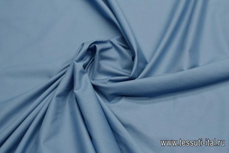 Батист (о) светло-синий - итальянские ткани Тессутидея арт. 01-7465
