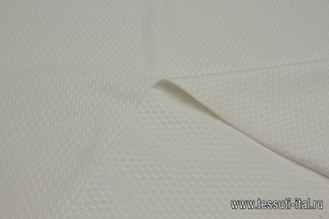 Жаккард (о) белый - итальянские ткани Тессутидея арт. 03-6903