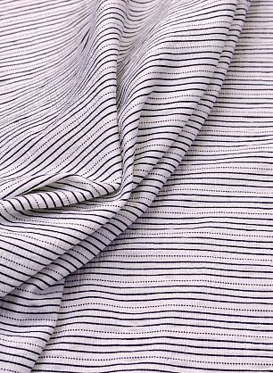 Жаккард (н) черная полоска на белом - в интернет-магазине тканей Тессутидея арт. 01-4985