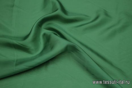 Подкладочная вискоза (о) зеленая - итальянские ткани Тессутидея арт. 08-1378
