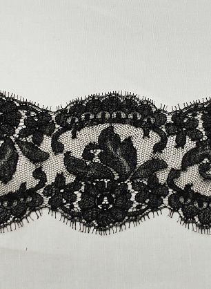 Кружево черное ш-10см - в интернет-магазине тканей Тессутидея арт. 03-7346