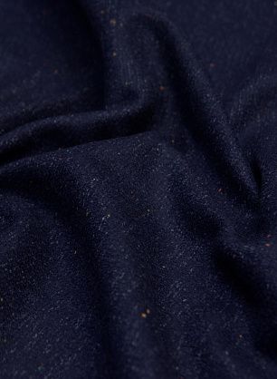 Пальтовая лоден (о) стилизованная полоска на темно-синем - в интернет-магазине тканей Тессутидея арт. 09-1792