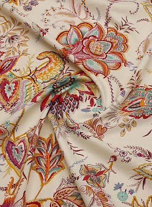 Батист (н) яркая цветочная акварель - в интернет-магазине тканей Тессутидея арт. 01-7834