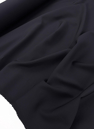 Плательная стрейч (о) темно-синяя - в интернет-магазине тканей Тессутидея арт. 17-1074