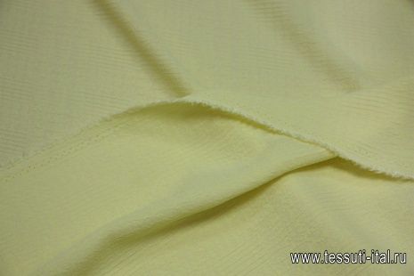 Плательная фактурная (о) желтая - итальянские ткани Тессутидея арт. 03-3669