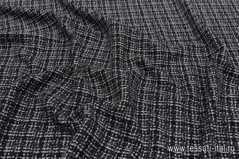 Шанель (н) черно-белая - итальянские ткани Тессутидея арт. 03-6752