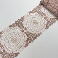 Кружево макраме (о) на сетке ш. 18см в ассортименте - итальянские ткани Тессутидея арт. 03-1554