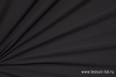Трикотаж вискоза (о) черный - итальянские ткани Тессутидея арт. 14-1693