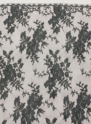 Кружево с люрексом (о) серо-черное ш-80см - в интернет-магазине тканей Тессутидея арт. 03-7159