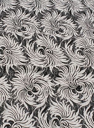 Кружевное полотно (н) бело-черное - в интернет-магазине тканей Тессутидея арт. 03-6924