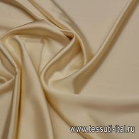 Шелк атлас (о) топленое молоко 22 мом - итальянские ткани Тессутидея арт. 10-3411