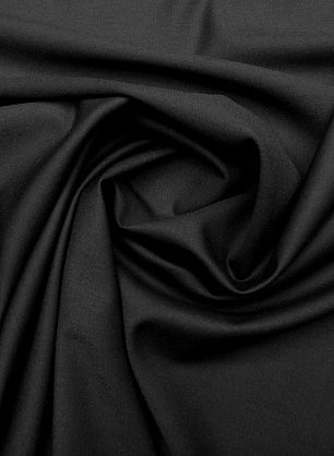 Плательная шерсть супер (о) Leitmotiv черная - в интернет-магазине тканей Тессутидея арт. 17-0063