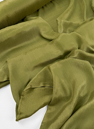 Шифон матлассе (о) хаки - в интернет-магазине тканей Тессутидея арт. 10-5074