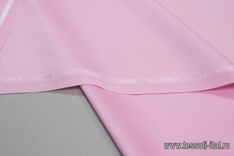 Плательная шерсть супер (о) Leitmotiv светло-розовая - итальянские ткани Тессутидея арт. 17-0101