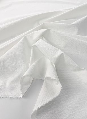 Хлопок костюмный (о) белая фактурная полоска - в интернет-магазине тканей Тессутидея арт. 01-7303