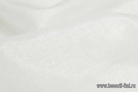 Шифон с люрексом (о) айвори - итальянские ткани Тессутидея арт. 02-7552