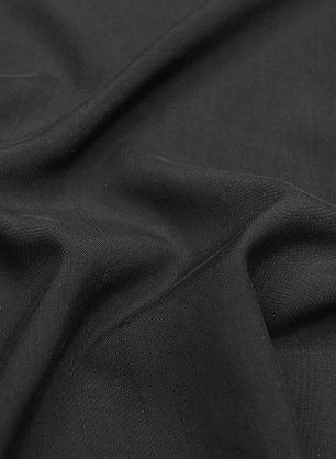 Шелк шантунг (о) черный - в интернет-магазине тканей Тессутидея арт. 10-3261