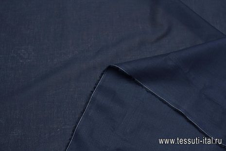 Батист (о) темно-синий - итальянские ткани Тессутидея арт. 01-7455
