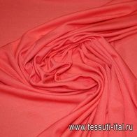 Трикотаж вискоза (о) темно-оранжевый - итальянские ткани Тессутидея арт. 14-1300