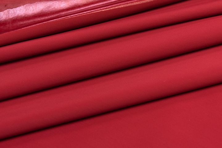 Трикотаж с водоотталкивающим покрытием (о) бордовый в стиле Burberry - итальянские ткани Тессутидея арт. 13-1458