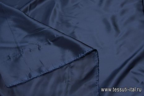 Подкладочная вискоза (о) темно-синяя - итальянские ткани Тессутидея арт. 08-1198