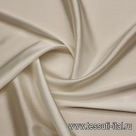 Шелк атлас стрейч (о) белый - итальянские ткани Тессутидея арт. 10-3862