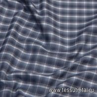 Сорочечная (н) серо-бело-коричневая клетка - итальянские ткани Тессутидея арт. 01-6048