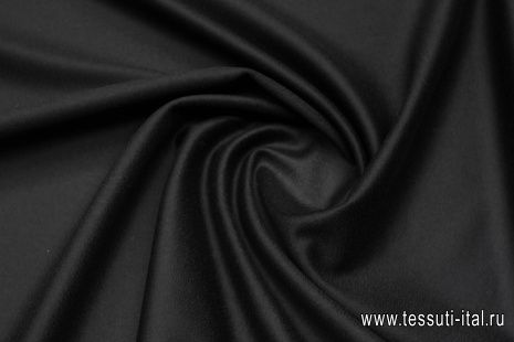 Пальтовая (о) черная - итальянские ткани Тессутидея арт. 09-2077