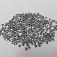 Стразы Swarovski цветные - итальянские ткани Тессутидея арт. F-2841