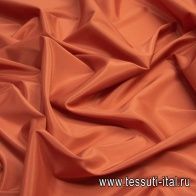 Подкладочная стрейч (о) терракотовая - итальянские ткани Тессутидея арт. 07-1332
