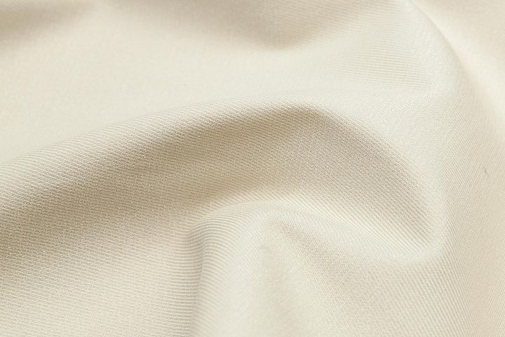 Плательная стрейч с блеском (о) светло-бежевая - итальянские ткани Тессутидея арт. 03-4995