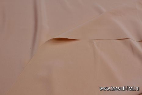 Шелк кади стрейч (о) светло-розово-бежевый - итальянские ткани Тессутидея арт. 10-3307