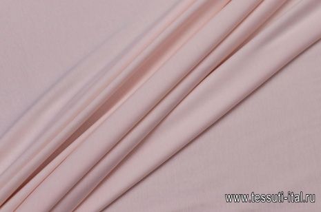 Трикотаж хлопок (о) светло-розовый - итальянские ткани Тессутидея арт. 12-0885