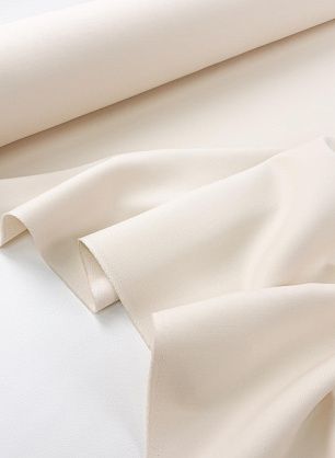 Костюмная кашемир+шерсть двухслойная (о) молочная - в интернет-магазине тканей Тессутидея арт. 05-5200