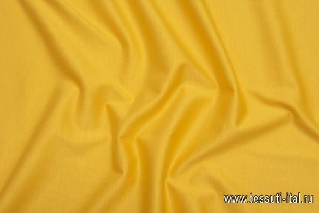 Трикотаж мерсеризованный хлопок (о) оранжево-желтый - итальянские ткани Тессутидея арт. 12-1062