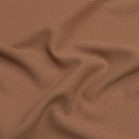Костюмная креп (о) светло-коричневая в стиле Scervino - итальянские ткани Тессутидея арт. 05-4138