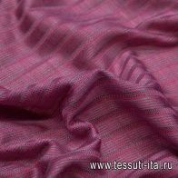 Трикотаж (н) серо-розовая полоска - итальянские ткани Тессутидея арт. 13-1306